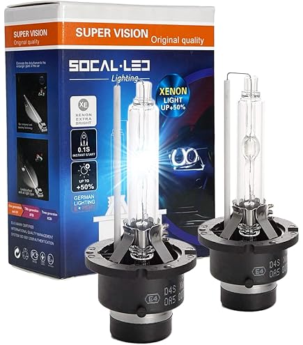 Super Vision D4S Xenon HID Headlight Bulbs, 35W, 6000K, 12V Car, 2
